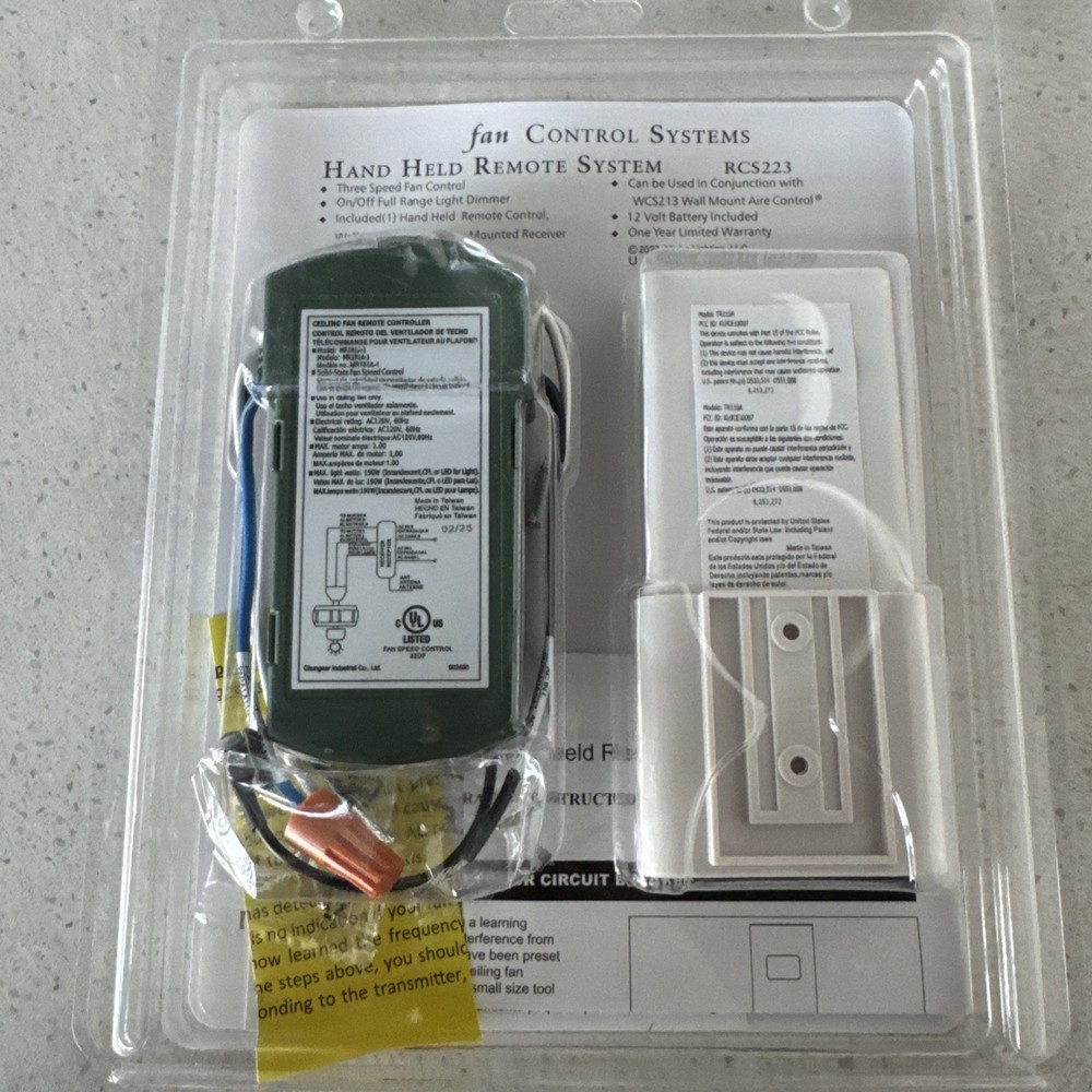 Minka-Aire RCS223 Handheld AireControl Fan Remote, White