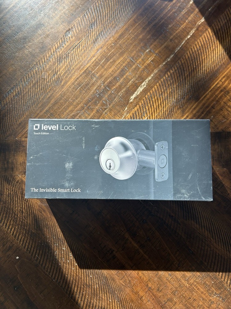 Level Lock Touch Edition Smart Lock Matte Black Bluetooth Electronic Deadbolt