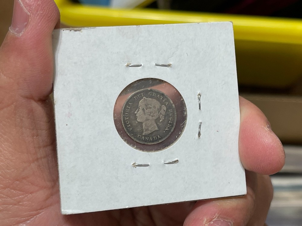 1897 Canada 5 Cents Silver Coin #2