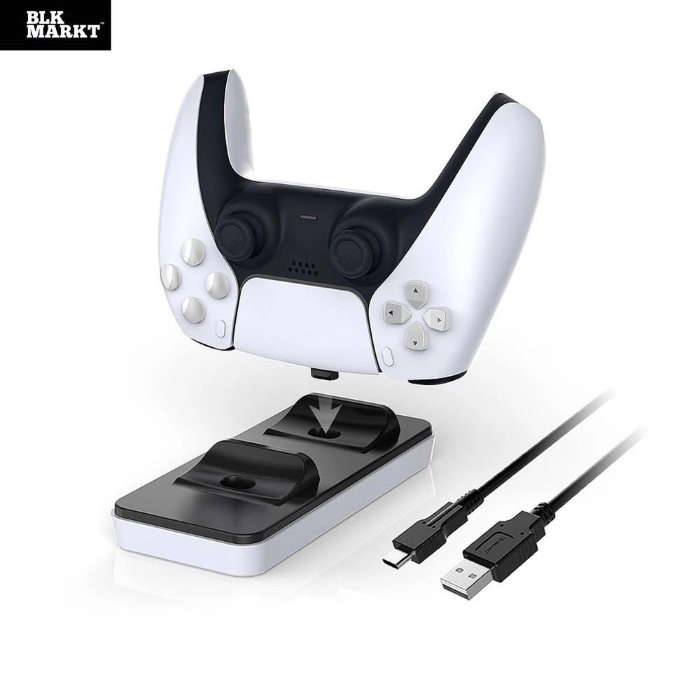 PS5 Controller Charger, DualSense PlayStation 5 Controller Charging Station Dock