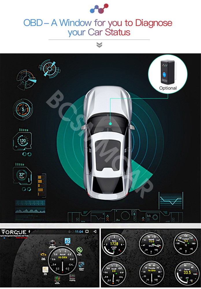 4K Car Rotatable Headrest Video Player With WiFi Bluetooth Android 12 Octa-core