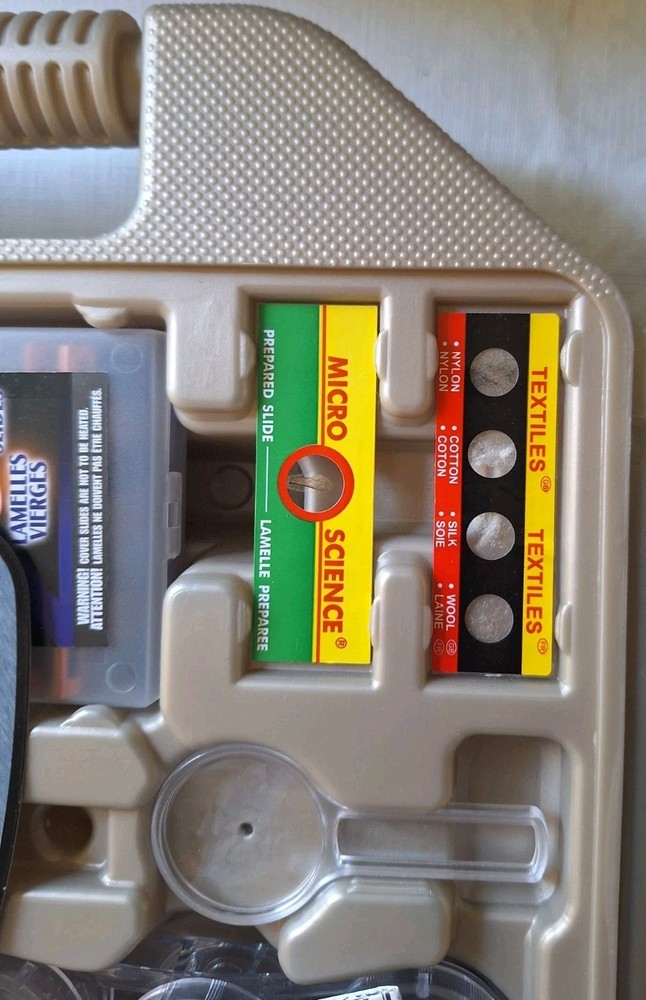 Micro-Science Microscope Set with Carrying Case