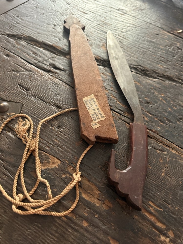 Ww2 Bolo Knife Philipines WWII