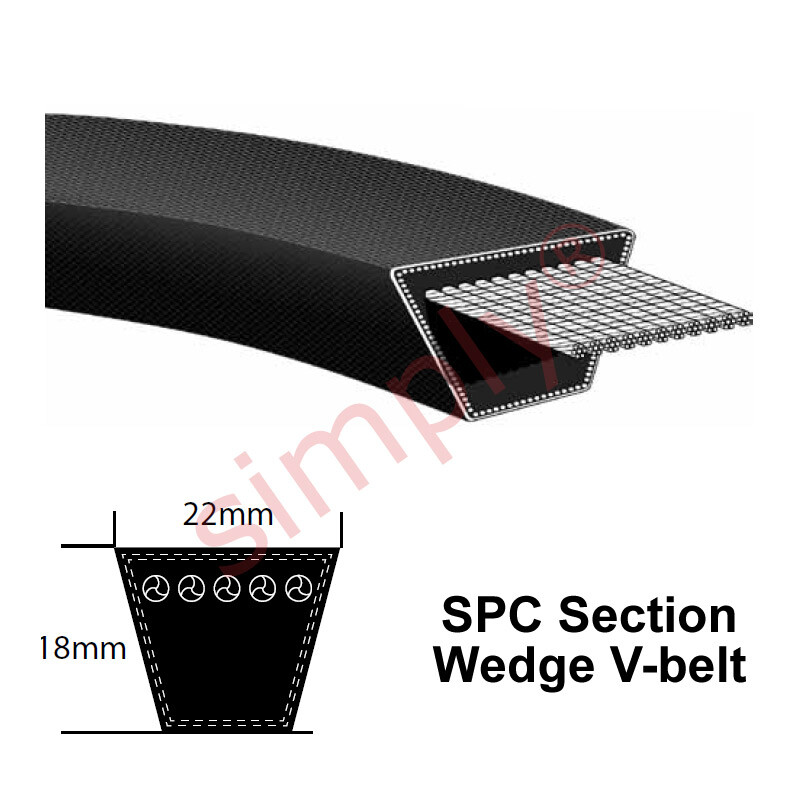 SPC2360 Major Brand SPC-Section V-Belt