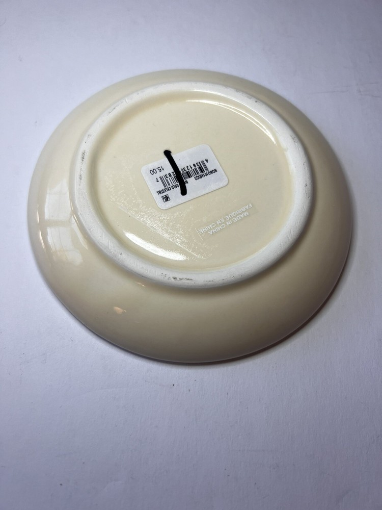 NORDSTROM CERAMIC GILDED EDGE VANITY DISH IVORY GOLD CELESTIAL NWT