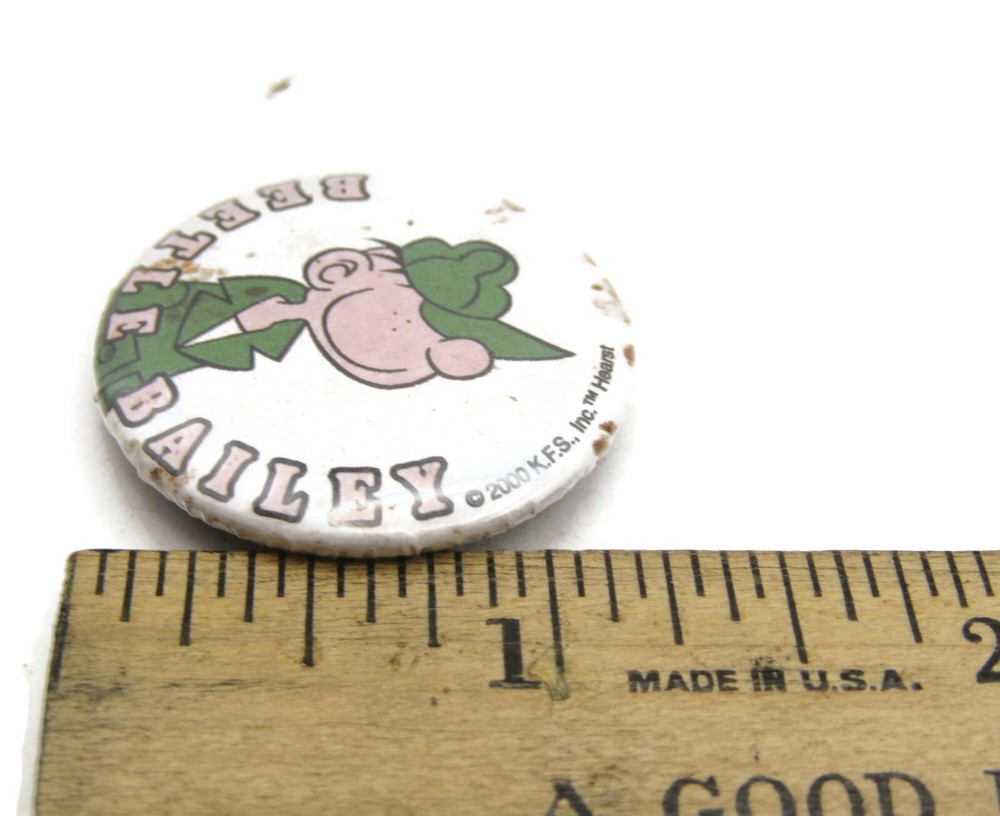 Beetle Bailey Pinback Button 2000 King Features Syndicate Comic Strip Pin