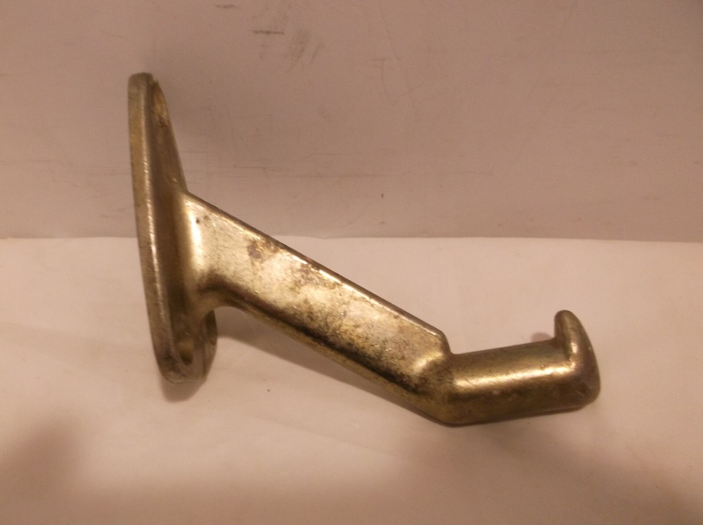 Vintage Brass Stair Railing Bracket Coat Hook Rustic Replacement
