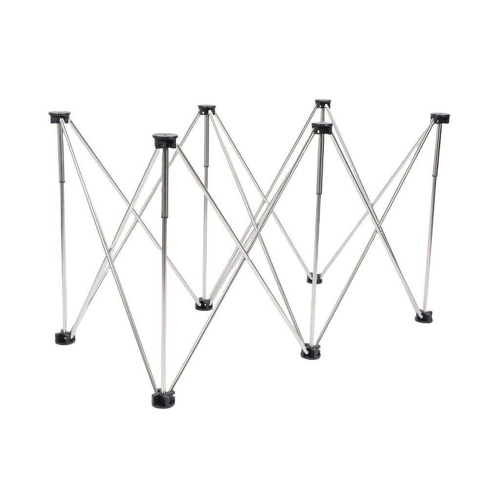 6 Legs Folding Workstand Portable Stable 600kg Capacity Telescopic Workbench