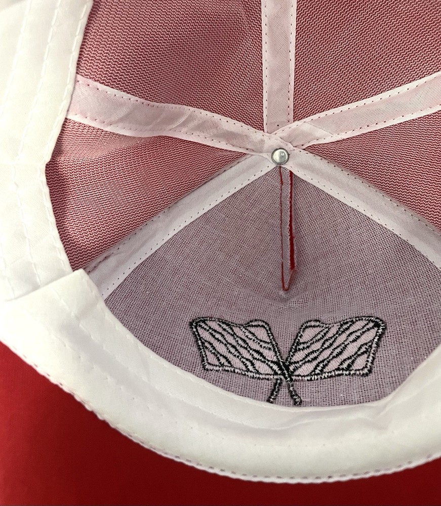 Racing Flags Red Adjustable KIDS size Hat Snapback Embroidered Cap