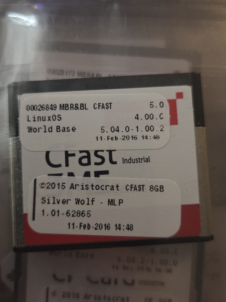 Aristocrat Software Game Silver Wolf MLP 1.01-62866