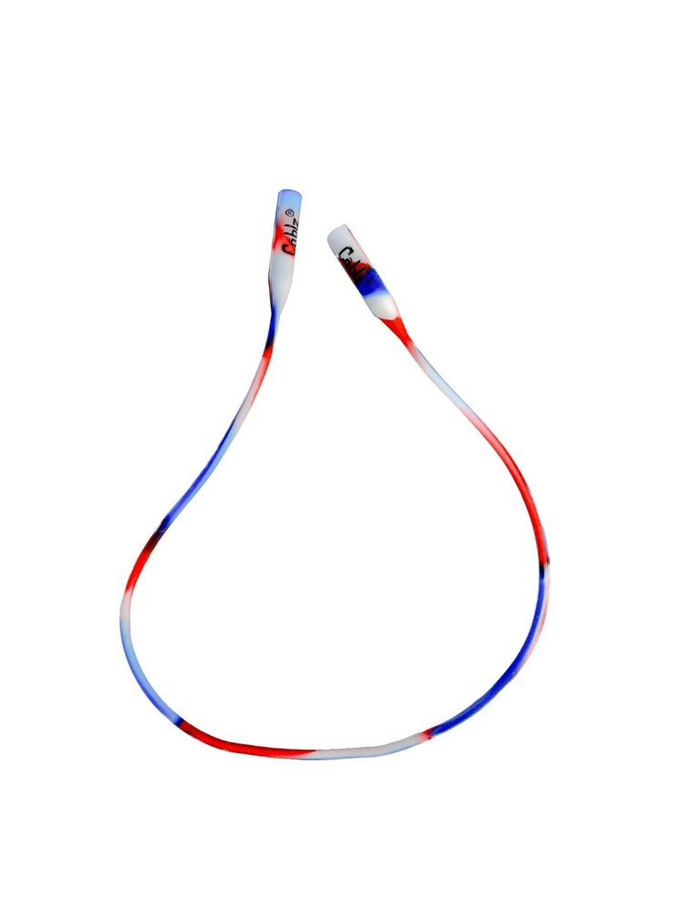 CABLZ 16" SILICONE RED/WHITE/BLUE ADJUSTABLE