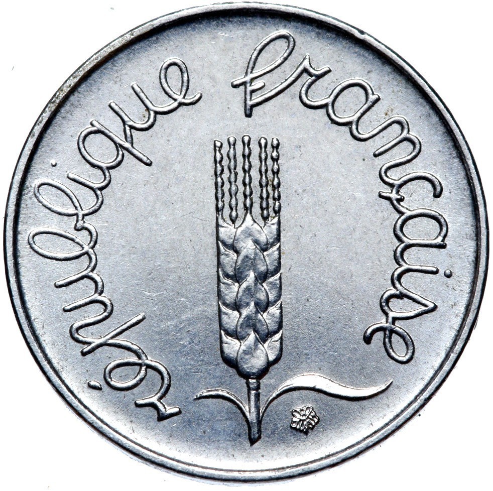France coin-1 centime 1973-condition!