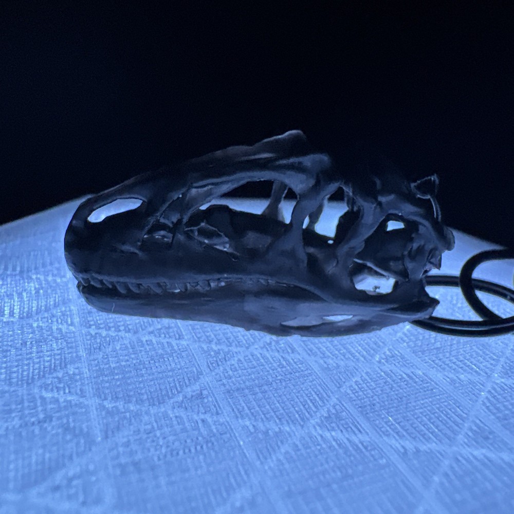 Allosaurus | Keychain Skull Replica (Black)