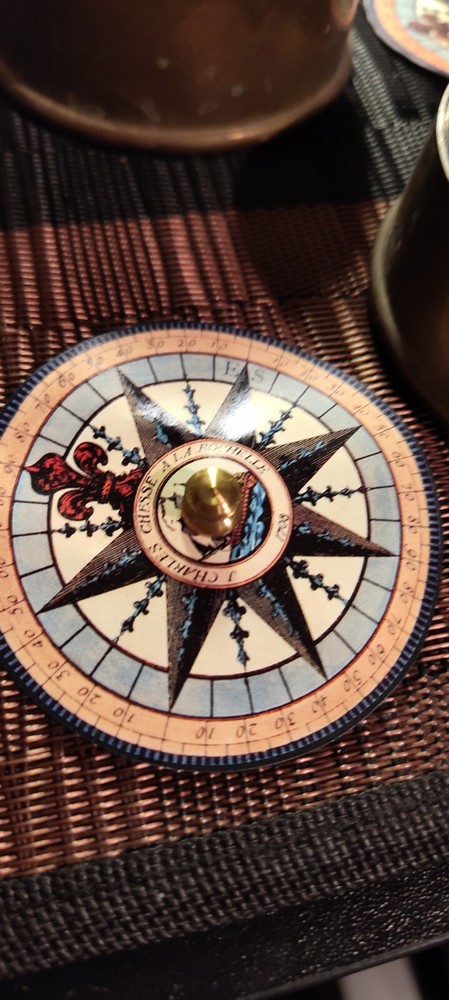 Vintage 19th Century Brass Compass's