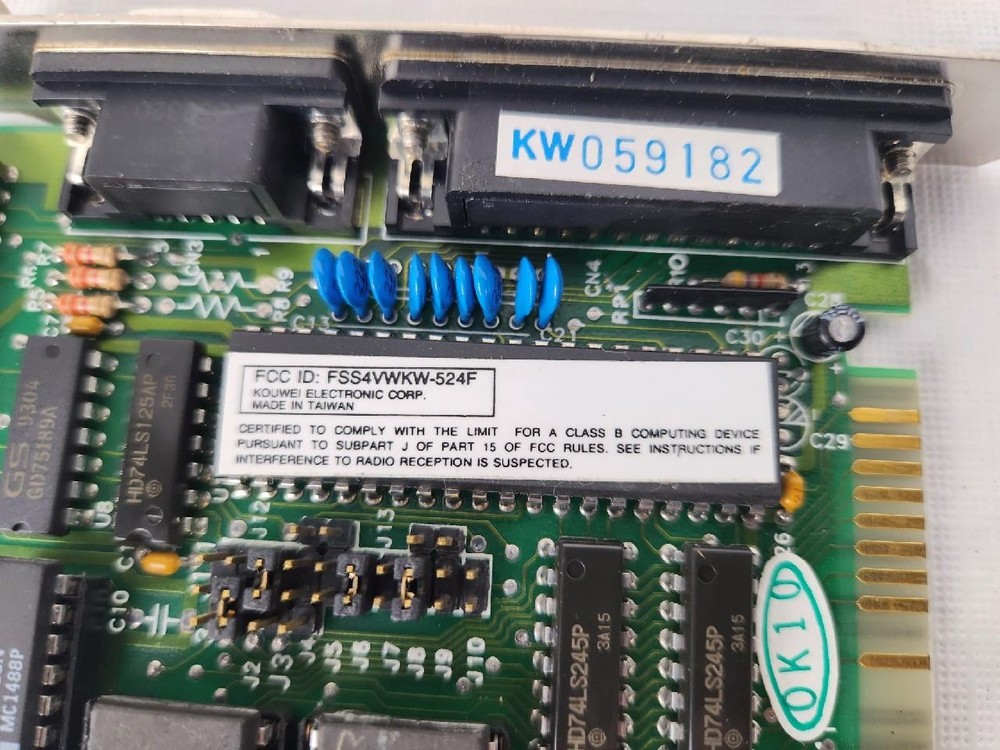 Vintage Kouwell KW-524FD Serial/Parallel Adapter with User's Manual