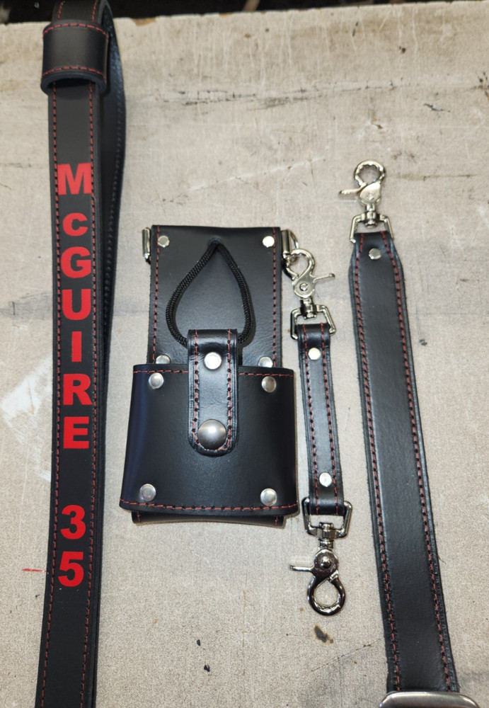 FIRST RESPONDER PERSONALIZED RADIO AND STRAP WITH ADDED ACCESSORIES