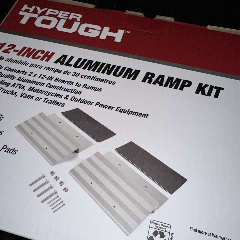 Hyper Tough 12-inch Aluminum Ramp Kit