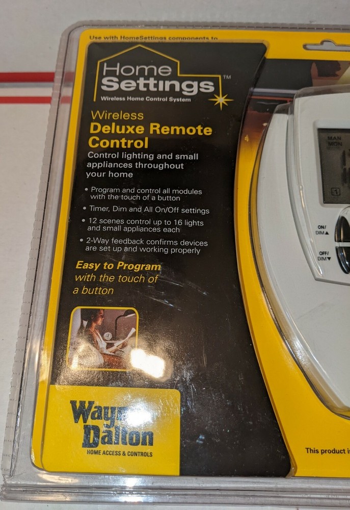 Wayne Dalton Home Settings Wireless Deluxe Remote Control Module HA-07WD SEALED