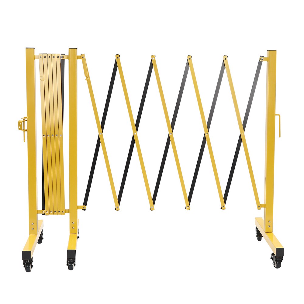 Foldable Mobile Barrier Gate Expandable T-shaped Base Security Gate For School