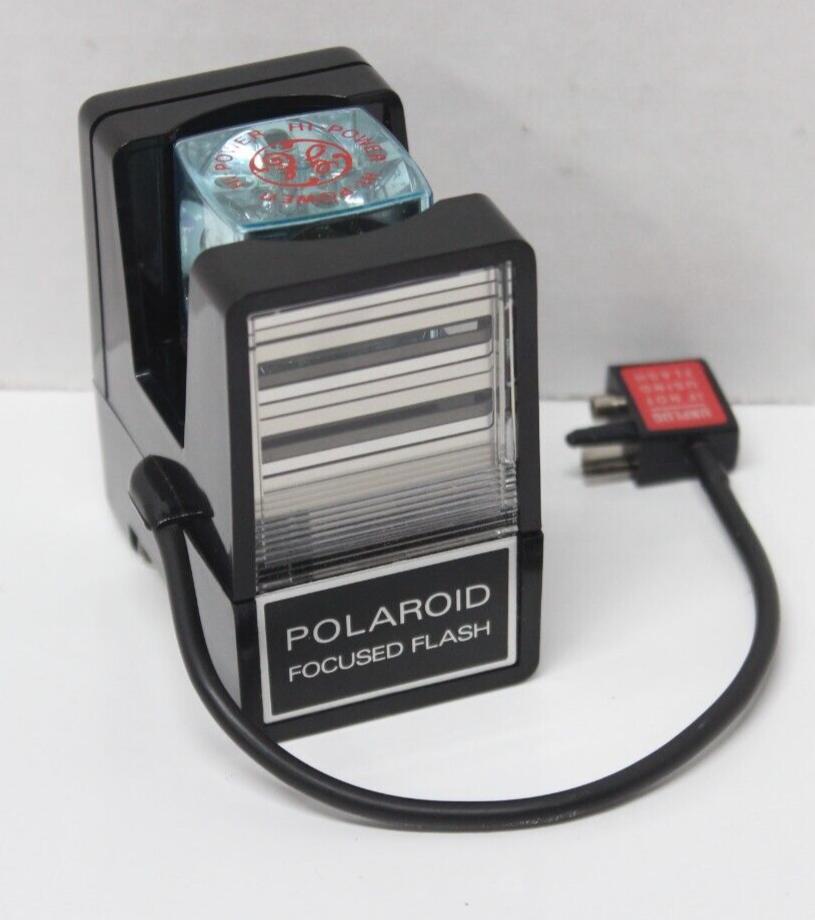Vintage Polaroid Model 490 Focused Flash - Cube Flash Attachment