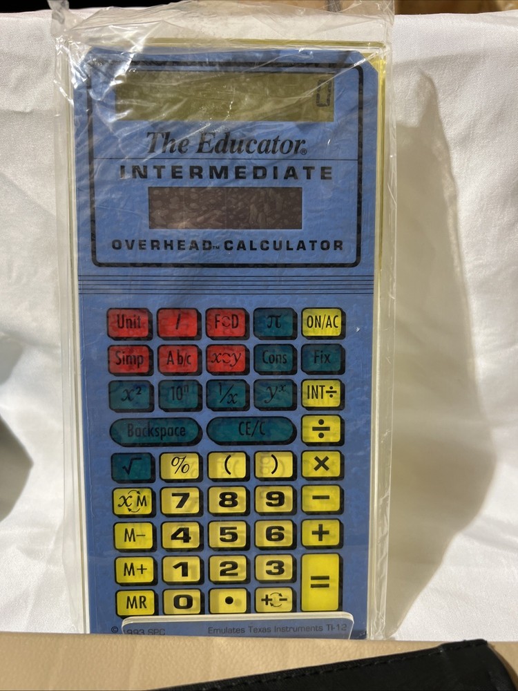 The Educator Overhead Calculator, intermediate math explorer, Texas instruments