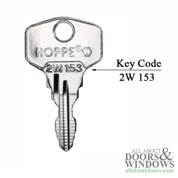 Hoppe Key For Tilt & Turn Window Handle