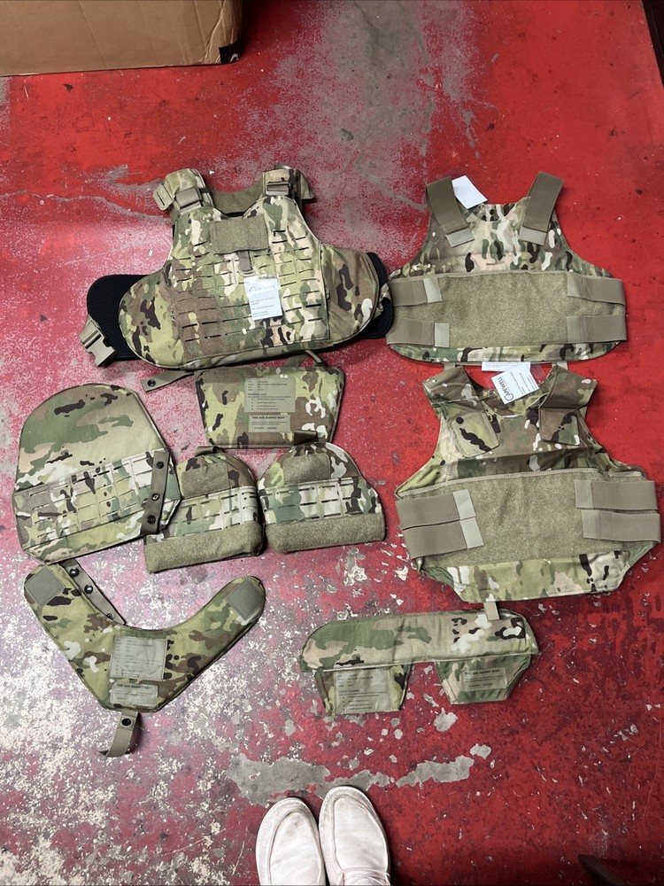 Security Forces Female Tactical Plate Carrier Multicam w/ Soft Insert Small Long