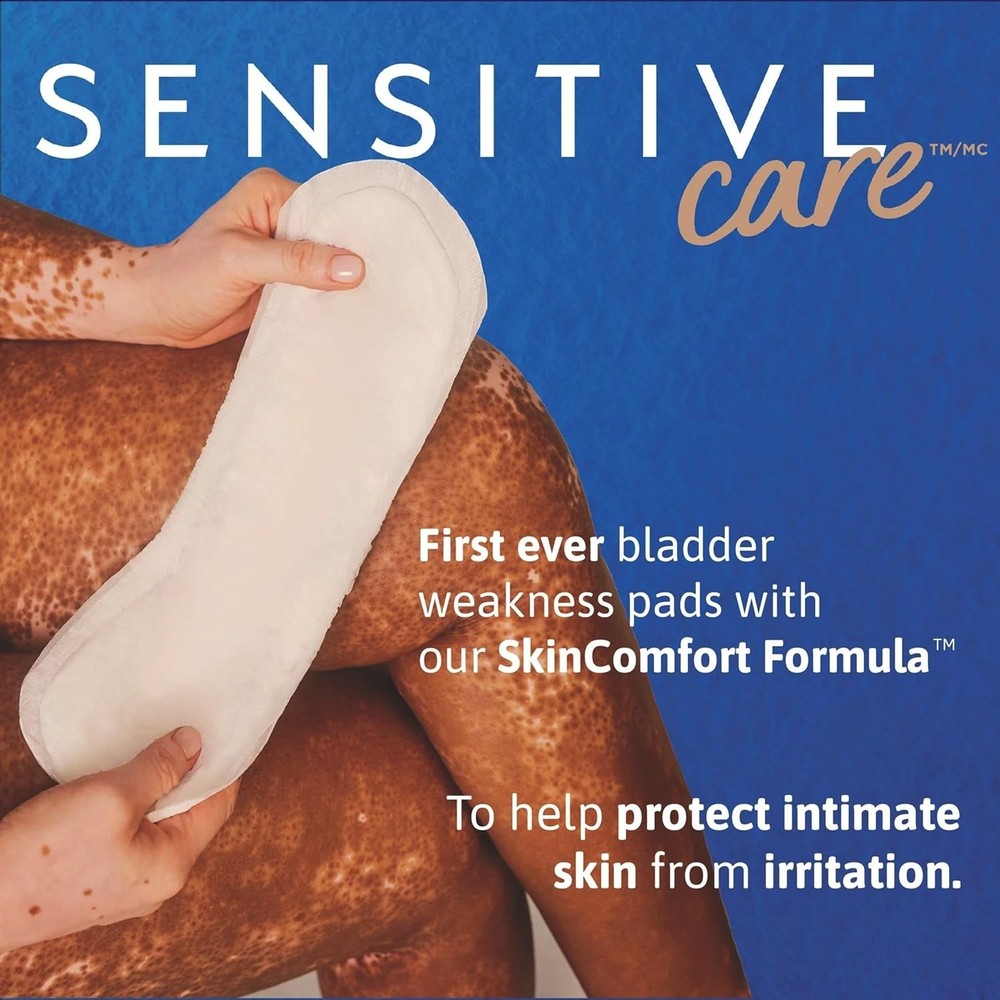 TENA Incontinence Pads, Bladder Control & Postpartum for Regular, White
