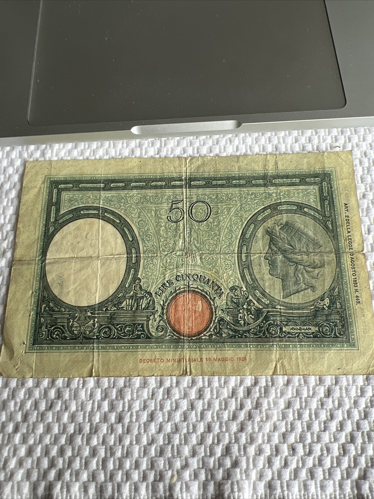 Italy 50 Lire 1943