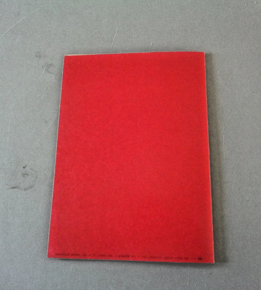 Budweiser Beer Menu Cover