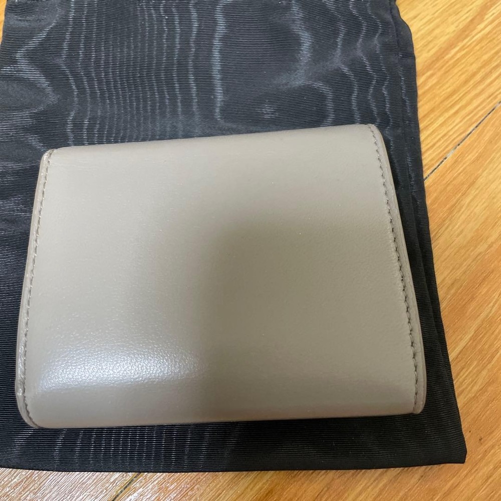 CELINE Gray Tri fold Wallet From Japan