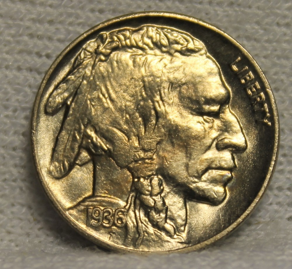 1936 uncirculated buffalo nickel