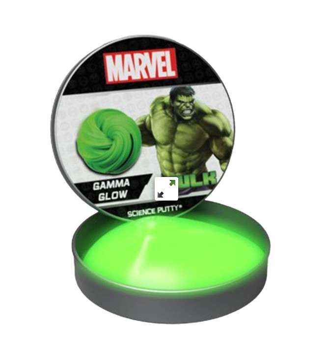 Marvel Heros Hulk Gamma Glow STEAM Science Putty