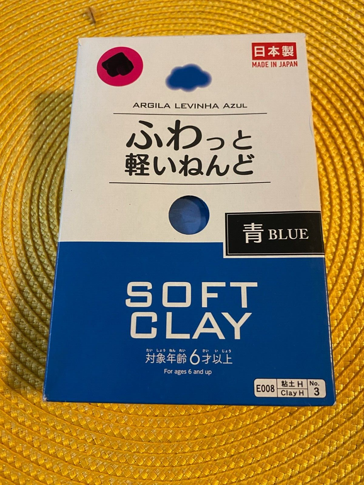 Daiso Blue Soft Clay Argila Levinha