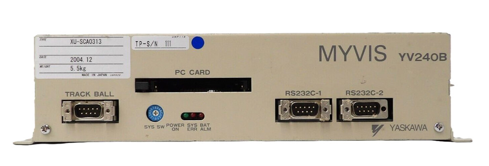Yaskawa MYVIS XU-SCA0313 Machine Vision System Controller YV240B Working