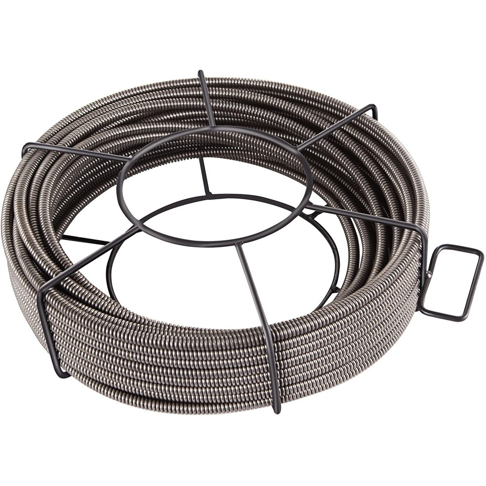 VEVOR Drain Cleaning Cable 75ft x 3/8 inch Solid Core Sewer Black