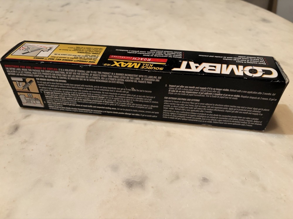 Combat 60 g Source Kill Max Roach Kill Gel - 2.1 oz (1 Syringe)
