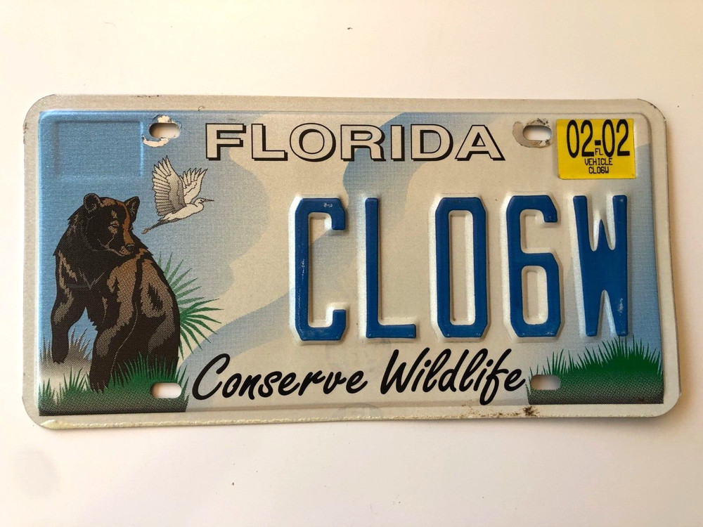 Florida License Plate Conserve Wildlife