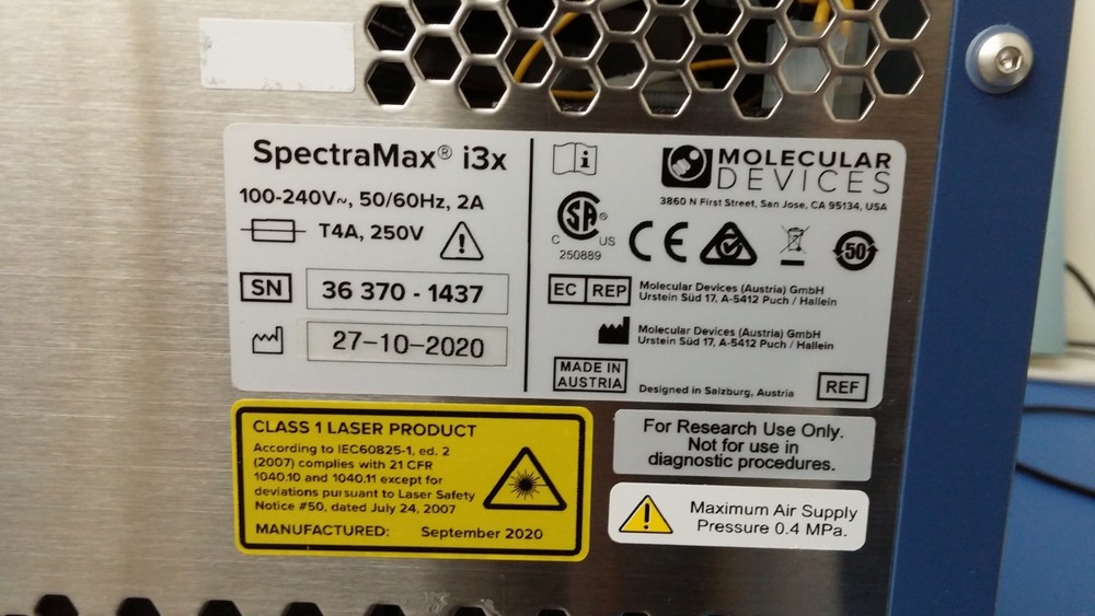 Molecular Devices SpectraMax i3X multi-mode detection platform