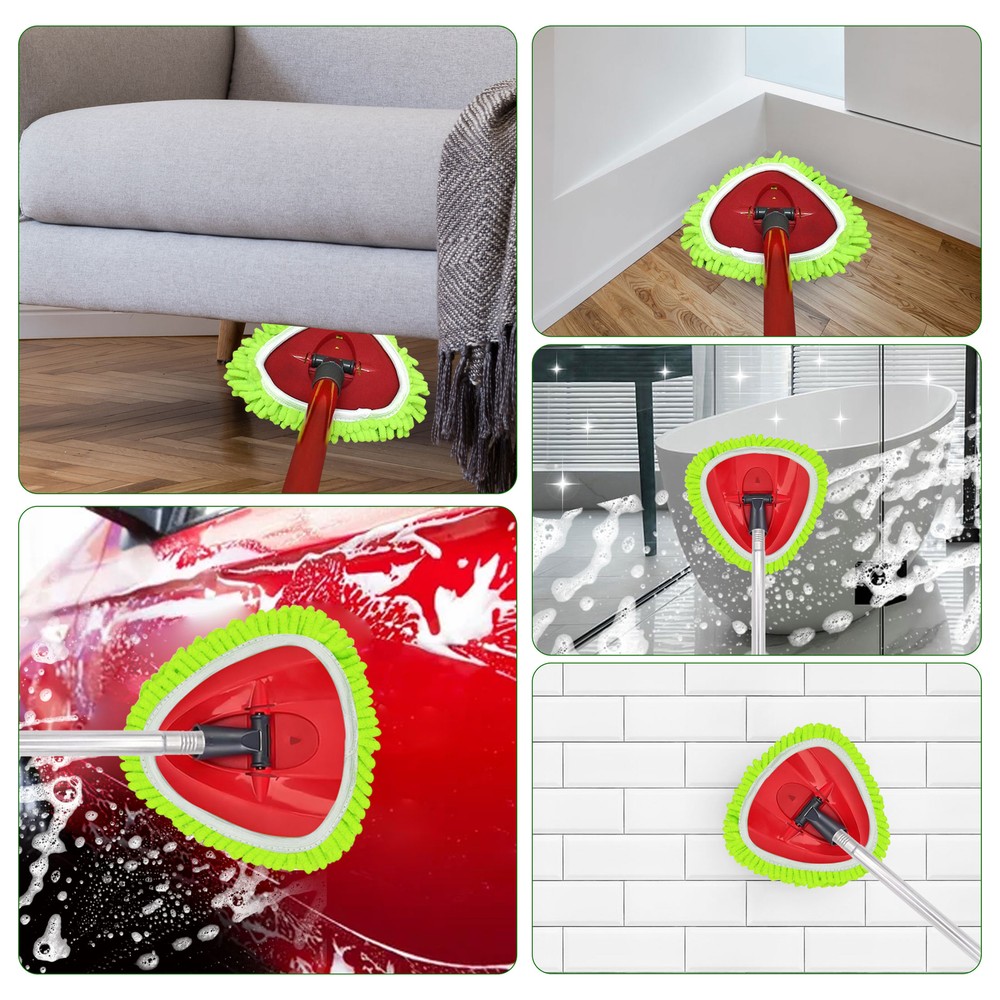 6pcs Mop Refills Replace Head Compatible with EasyWring 1-Tank System