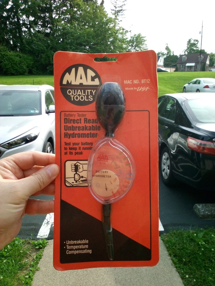 MAC Tools BT12 Battery Hydrometer...Unopened in Package... Clean