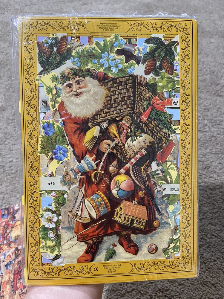 Victorian Christmas Source Book 10 Projects Includes Repro Scraps & Cards Lovric