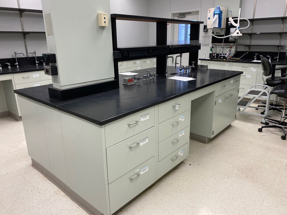 Gray Lab Casework Benches by Linear Foot, Island & Perimeter(100379)