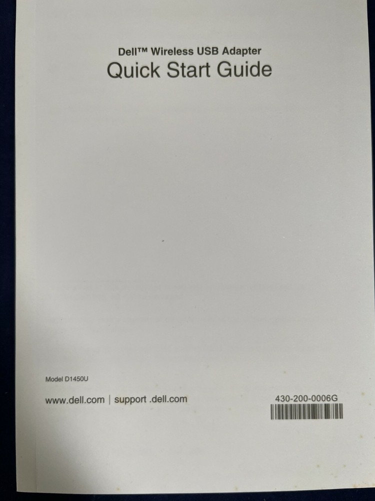 Dell 1450 (D1450U) Wireless Adapter
