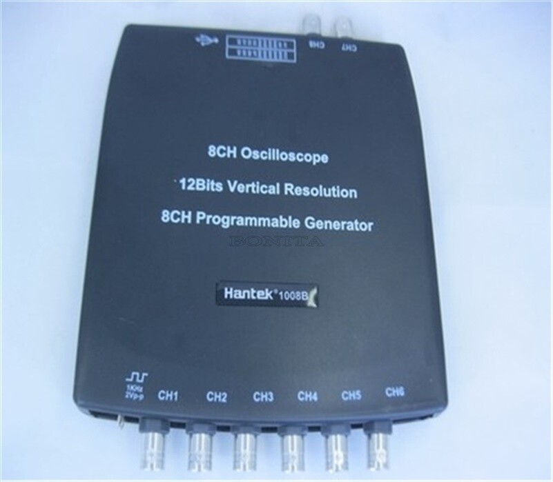 Oscilloscope / Programmable Generator HANTEK1008B New 8Ch Usb Auto oi