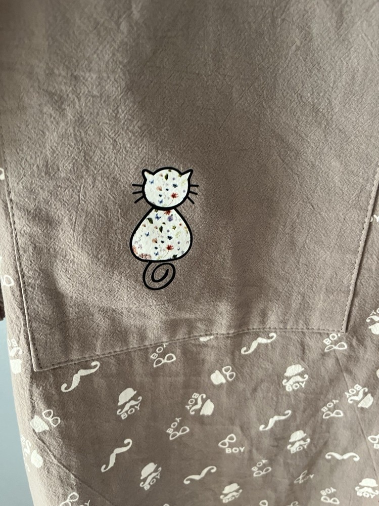 Cover Up Apron for Cat Bathing Waterproof Front