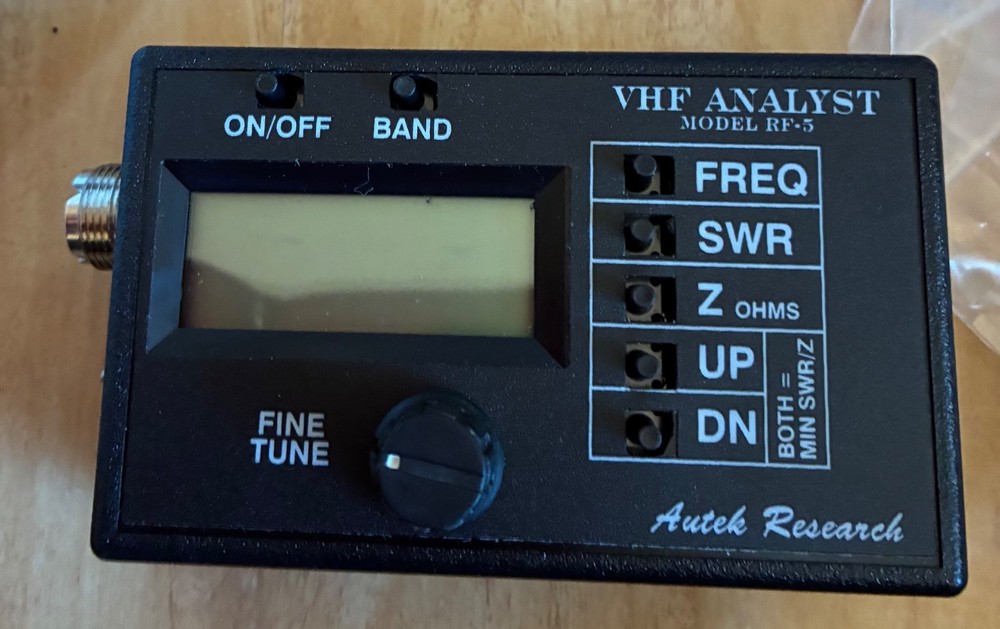 AUTEK RESEARCH: RF-5 VHF Analyst