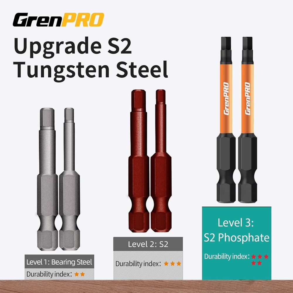 Allen Wrench Drill Bit Set 22pc Hex Bit Set, Impact Driver Bit Set, Screwdriver