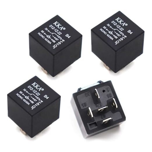 4 PCS Starter Relay, 5 Pin Relay, Trim System Components, Universal