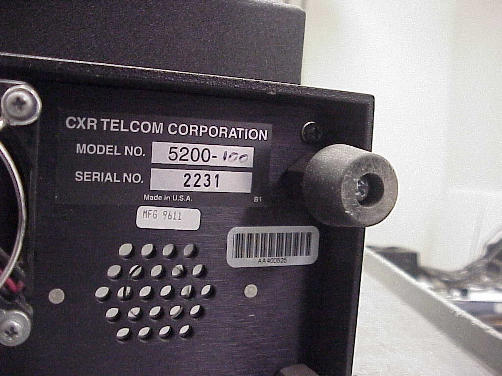 TELCOM UNIVERSAL CXR 5200 TRANSMISSION ANALYZER